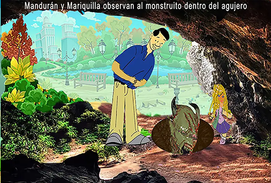 1 022 monstruito en el agujero 19