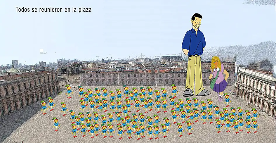 1 024 se reunieron en la plaza